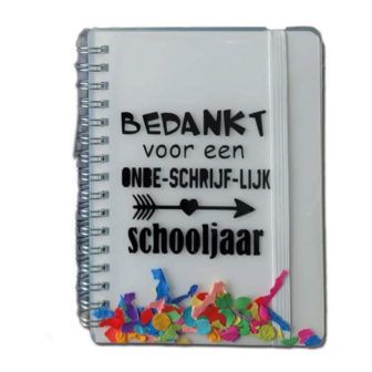 Notitieboekje | A6 | Bedankt