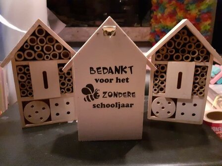 Insectenhotel | Bedankt voor het bijzondere schooljaar