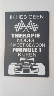 MDF Tekstbord F1