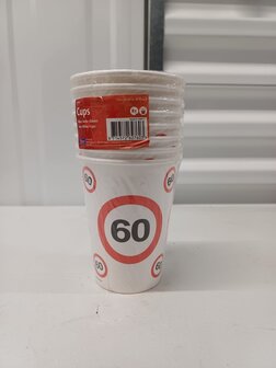 Beker - Verkeersbord karton 60