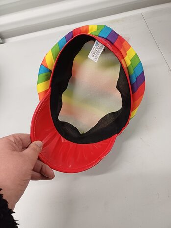 Regenboog pet